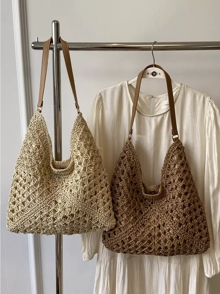 Bolsa de crochê Penha lisa