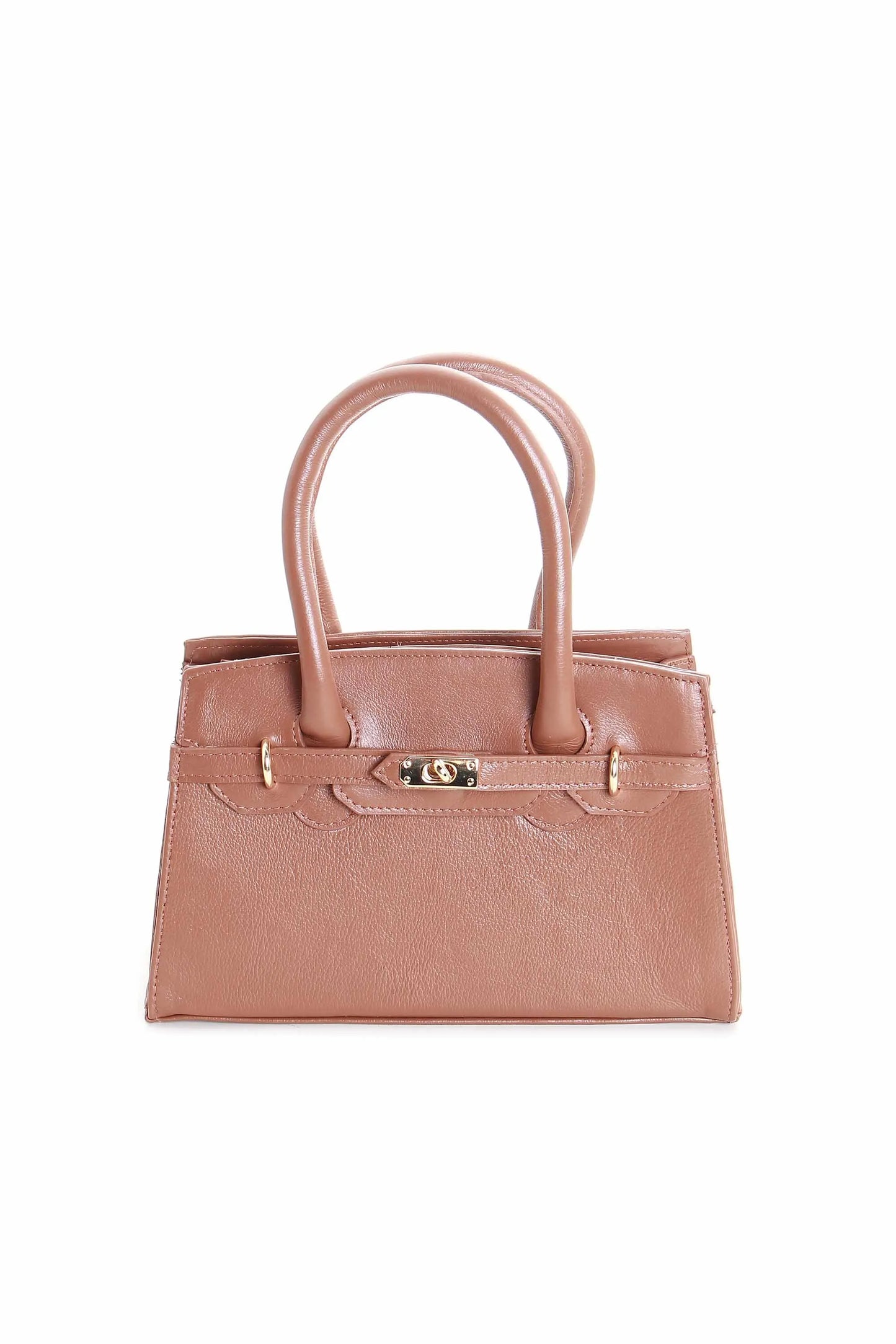 Bolsa couro legítimo luxo