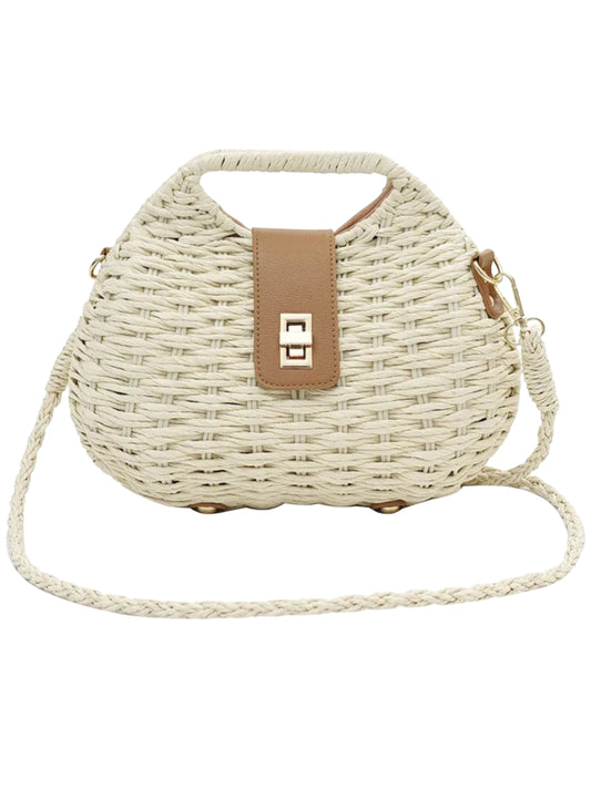 Bolsa de palha transversal Ipanema