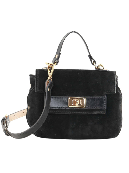 Mini bolsa boho camurça