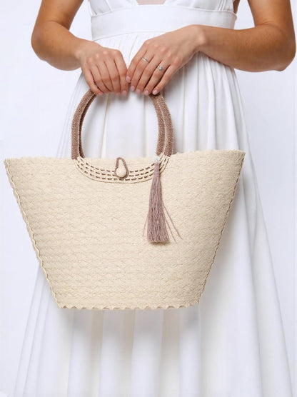 Bolsa de palha cesto Leblon