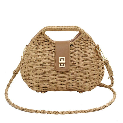 Bolsa de palha transversal Ipanema