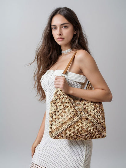 Bolsa de crochê Penha duo