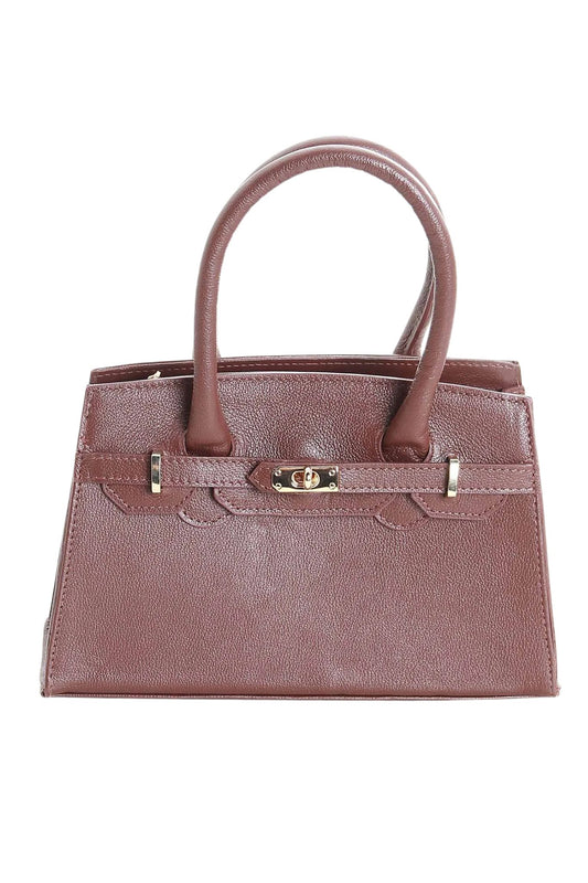 Bolsa couro legítimo luxo