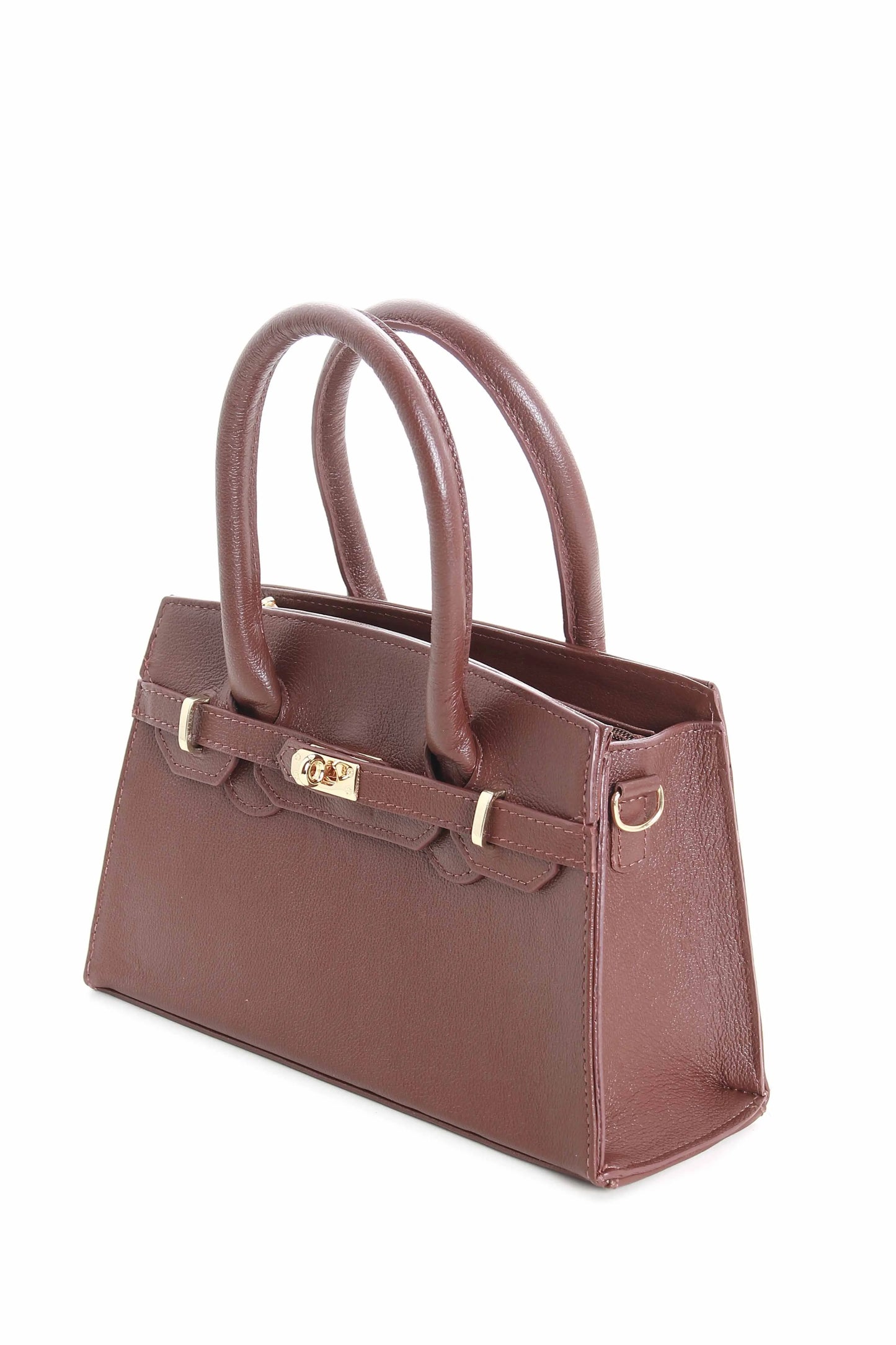 Bolsa couro legítimo luxo