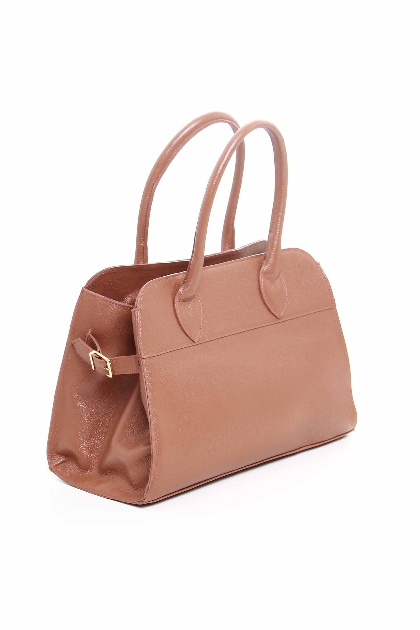 Bolsa baú couro legítimo